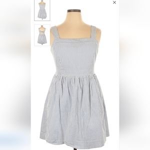J. Crew seersucker dress sz XL